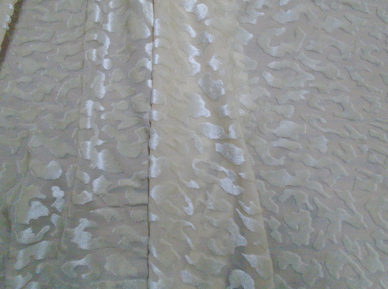 11.Cream Novelty Fabric 11